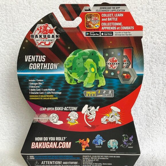 Sealed Bakugan Battle Planet Battle Brawlers (6045145) Ventus Gorthion Ultra!! - Picture 3 of 4